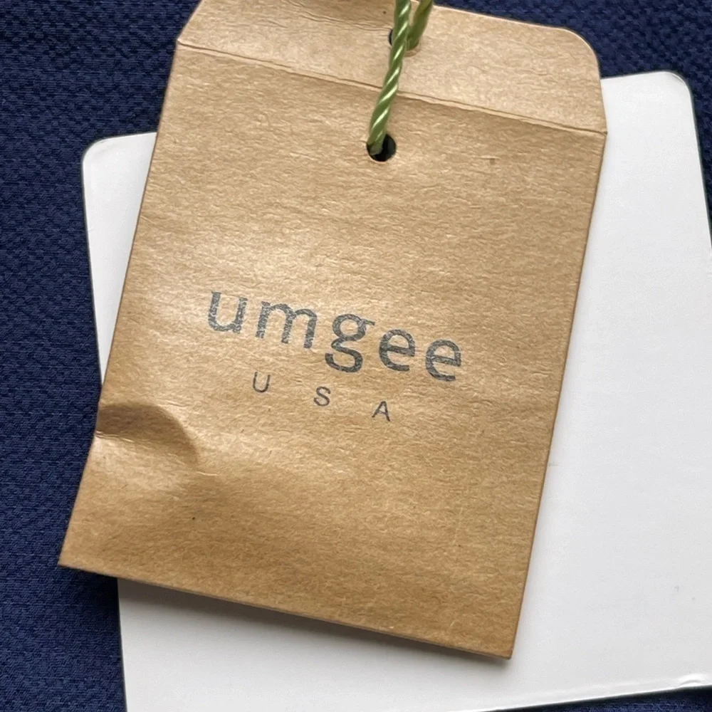 Umgee nwt navy sleeveless red fringe romper